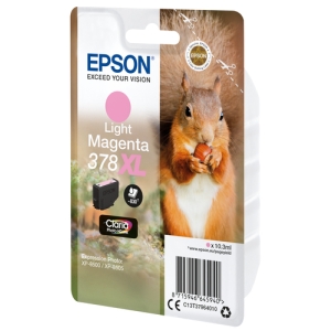 Epson Squirrel Singlepack Light Magenta 378XL Claria Photo HD Ink Epson Squirrel Singlepack Light Magenta 378XL Claria Photo HD Ink