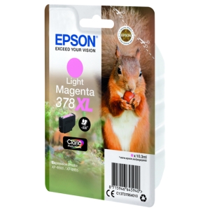 Epson Squirrel Singlepack Light Magenta 378XL Claria Photo HD Ink Epson Squirrel Singlepack Light Magenta 378XL Claria Photo HD Ink