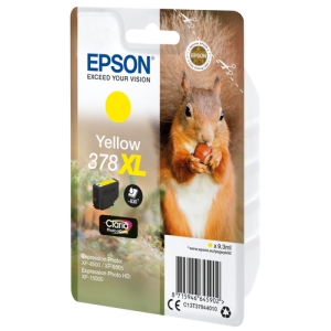 Alternative view of Epson Squirrel Singlepack Yellow 378XL Claria Photo HD Ink