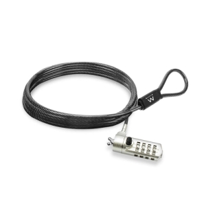 Ewent EW1243 cable antirrobo Negro