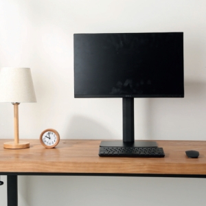 Ewent EW1537 soporte para monitor 81,3 cm (32") Negro Escritorio