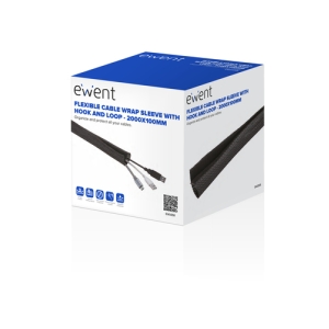Ewent EW1558 organizador de cables Universal Pasacables Negro 1 pieza(s)
