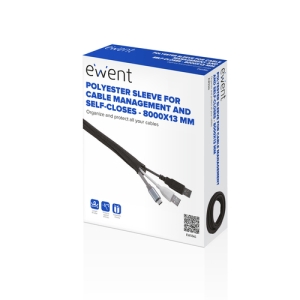 Alternative view of Ewent EW1561 organizador de cables Universal Pasacables Negro 1 pieza(s)