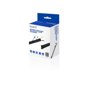 Ewent EW1562 organizador de cables Universal Pasacables Negro 1 pieza(s) EW1562