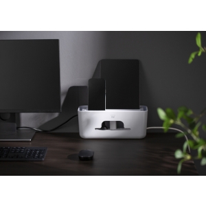 Ewent EW1569 organizador de cables Universal Caja de cables Blanco 1 pieza(s)