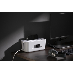 Ewent EW1569 organizador de cables Universal Caja de cables Blanco 1 pieza(s)