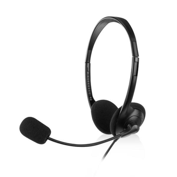 Ewent EW3567 auricular y casco Auriculares Alámbrico Diadema Llamadas/Música Negro EW3567