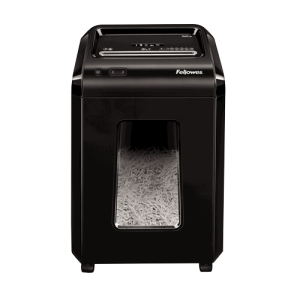 Fellowes Powershred 92Cs triturador de papel Corte en tiras Negro