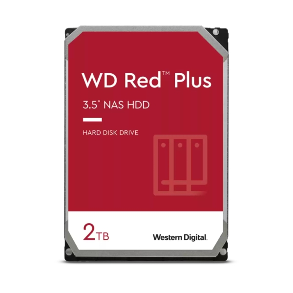 HDD Red Plus 2TB 3.5 SATA 256MB WD20EFPX