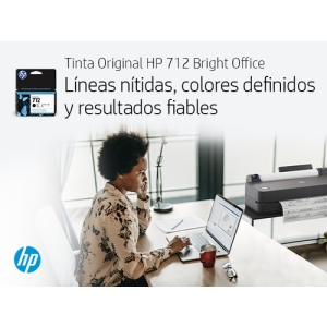 HP Cartucho de Tinta DesignJet 712 cian de 29 ml