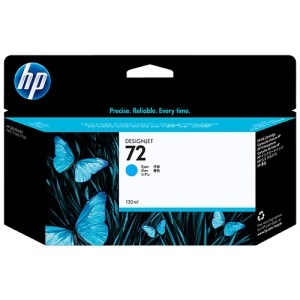 HP Cartucho de tinta DesignJet 72 cian de 130 ml C9371A