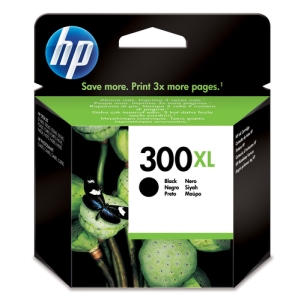 HP Cartucho de tinta original 300XL de alta capacidad negro CC641EE#ABE