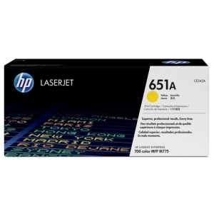 HP Cartucho de tóner original LaserJet 651A amarillo CE342A