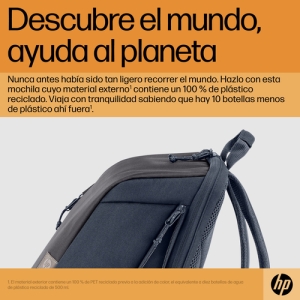 HP Mochila para portátil Travel de 15,6 pulgadas y 18 litros, color gris HP Mochila para portátil Travel de 15,6 pulgadas y 18 litros, color gris