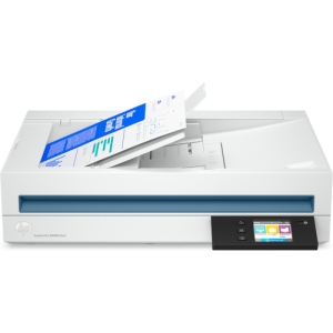 HP Scanjet Pro N4600 fnw1 Escáner de superficie plana y alimentador automático de documentos (ADF) 1200 x 1200 DPI A5 Blanco
