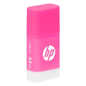 HP v168 unidad flash USB 64 GB USB tipo A 2.0 Rosa HPFD168BP-64