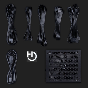Hiditec PSU010029 unidad de fuente de alimentación 750 W 20+4 pin ATX ATX Negro