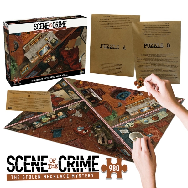 Juego mesa puzzle escena del crimen 926291