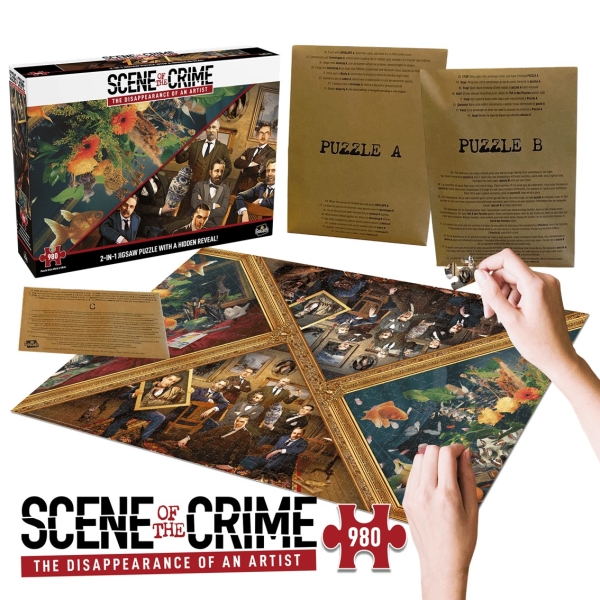 Juego mesa puzzle escena del crimen 926772