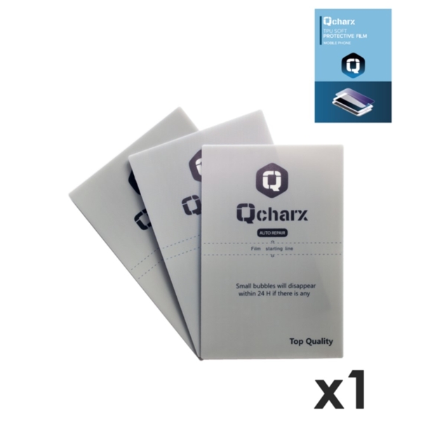 Laminas proteccion frontales qcharx hidrogel autoreparación QCHSELFHQ