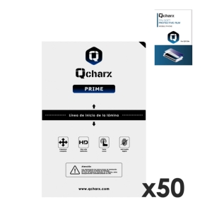Laminas proteccion frontales qcharx hidrogelprime qx1 QCHPRIME50.LITE
