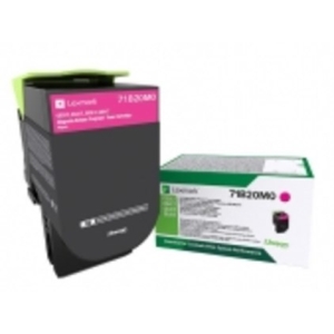 Lexmark 71B20M0 cartucho de tóner 1 pieza(s) Original Magenta 71B20M0