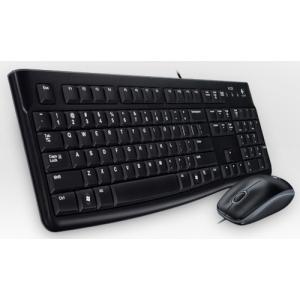Logitech Desktop MK120 teclado Ratón incluido USB AZERTY Francés Negro 920-002539