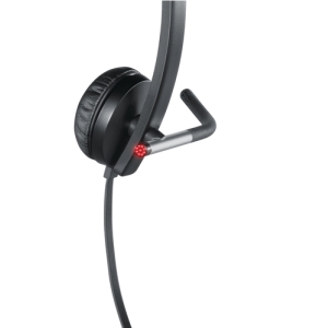 Logitech H650e Auriculares Alámbrico Diadema Oficina/Centro de llamadas USB tipo A Negro, Plata