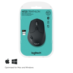 Logitech M720 ratón mano derecha RF Wireless + Bluetooth Óptico 1000 DPI