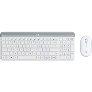 Logitech MK470 teclado Ratón incluido USB Español Blanco 920-009199