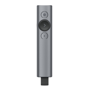 Logitech Spotlight Presentation Remote apuntador inalámbricos Bluetooth/RF Gris