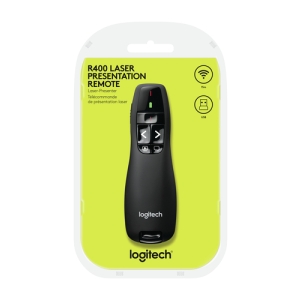 Logitech Wireless Presenter R400 apuntador inalámbricos RF Negro Logitech Wireless Presenter R400 apuntador inalámbricos RF Negro