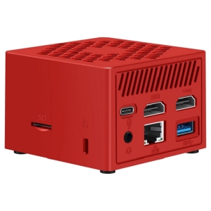 MINIPC LEOTEC INTEL N100 8GB 128GB M.2 WIN11 PRO PRE-INSTAL ROJO LEMPC06R