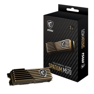 MSI SPATIUM M570 PCIe 5.0 NVMe M.2 2TB HS PCI Express 4.0 3D NAND