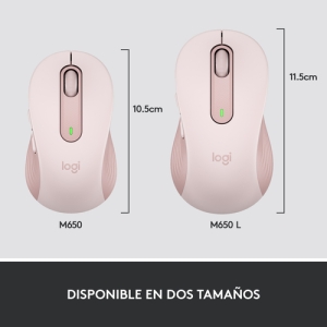 Logitech Signature M650 ratón mano derecha RF Wireless + Bluetooth Óptico 2000 DPI