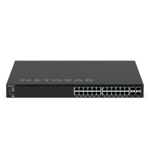 NETGEAR GSM4328-100AJS Gestionado L3 Gigabit Ethernet (10/100/1000) Energía sobre Ethernet (PoE) 1U Negro GSM4328-100NES
