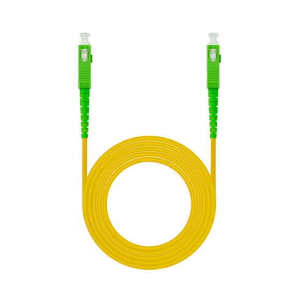 Nanocable Cable de Fibra Óptica SC/APC a SC/APC Monomodo Simplex LSZH