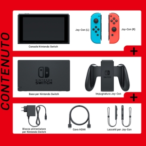 Nintendo Switch videoconsola portátil 15,8 cm (6.2") 32 GB Pantalla táctil Wifi Azul, Gris, Rojo Nintendo Switch videoconsola portátil 15,8 cm (6.2") 32 GB Pantalla táctil Wifi Azul, Gris, Rojo