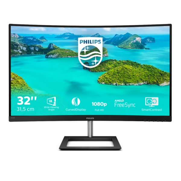 Philips E Line 322E1C/00 LED display 80 cm (31.5") 1920 x 1080 Pixeles Full HD LCD Negro 322E1C/00