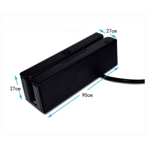 Premier BM-90 lector de tarjeta magnética Negro USB
