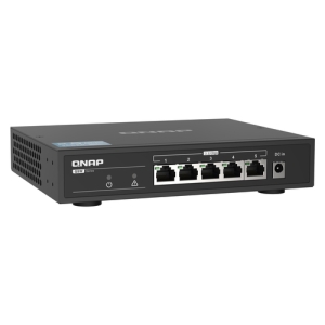 QNAP QSW-1105-5T switch No administrado Gigabit Ethernet (10/100/1000) Negro