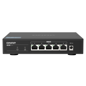 QNAP QSW-1105-5T switch No administrado Gigabit Ethernet (10/100/1000) Negro QSW-1105-5T