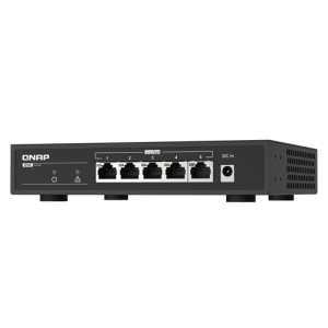 QNAP QSW-1105-5T switch No administrado Gigabit Ethernet (10/100/1000) Negro