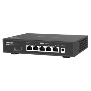 QNAP QSW-1105-5T switch No administrado Gigabit Ethernet (10/100/1000) Negro