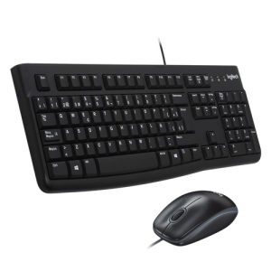 Reacondicionado | Logitech Desktop MK120 teclado Ratón incluido USB QWERTY Español Negro 920-002550