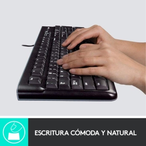 Reacondicionado | Logitech Desktop MK120 teclado Ratón incluido USB QWERTY Español Negro Reacondicionado | Logitech Desktop MK120 teclado Ratón incluido USB QWERTY Español Negro