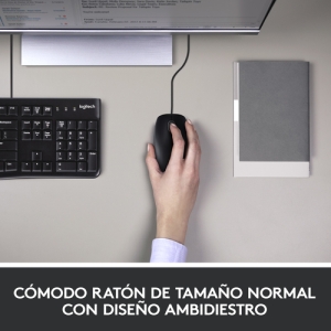 Reacondicionado | Logitech Desktop MK120 teclado Ratón incluido USB QWERTY Español Negro Reacondicionado | Logitech Desktop MK120 teclado Ratón incluido USB QWERTY Español Negro