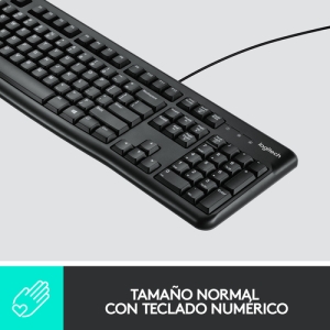 Reacondicionado | Logitech Desktop MK120 teclado Ratón incluido USB QWERTY Español Negro Reacondicionado | Logitech Desktop MK120 teclado Ratón incluido USB QWERTY Español Negro