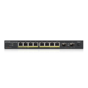 Reacondicionado | Zyxel GS1100-10HP v2 No administrado Gigabit Ethernet (10/100/1000) Energía sobre Ethernet (PoE) Negro