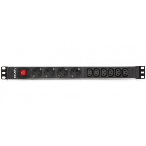 Regleta salicru rack 19pulgadas sps pdu SPS.4F+6F.PDUSCH+C13/C14